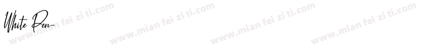 White Pen字体转换